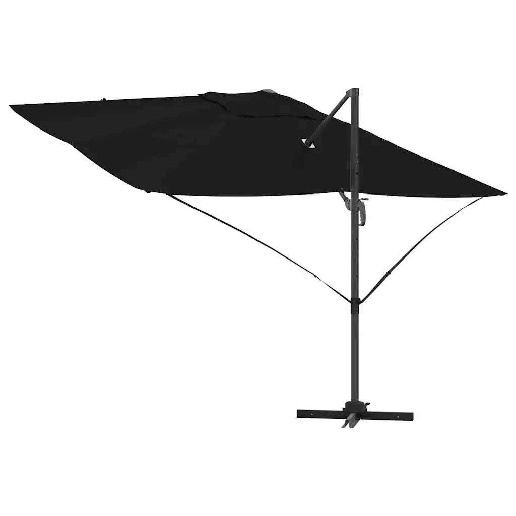 Ombrellone Nero 351 x 250 x 260 cm Poliestere e Alluminio 42003347