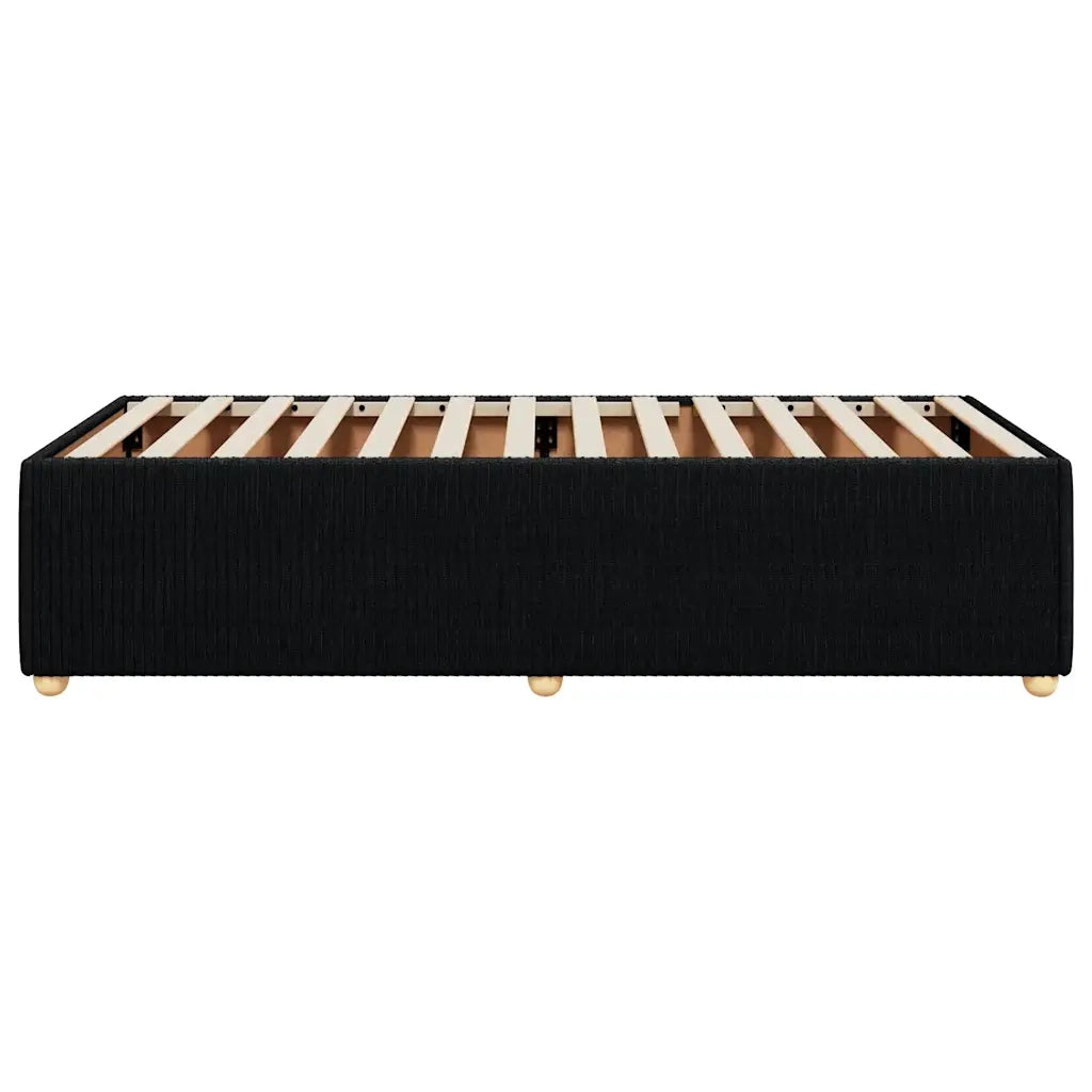 Giroletto senza Materasso Nero 90x190 cm in Tessuto 3284902