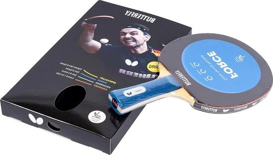 Tavolo da ping pong per giocatori avanzati - Manico con presa Force grip nero/rosso
