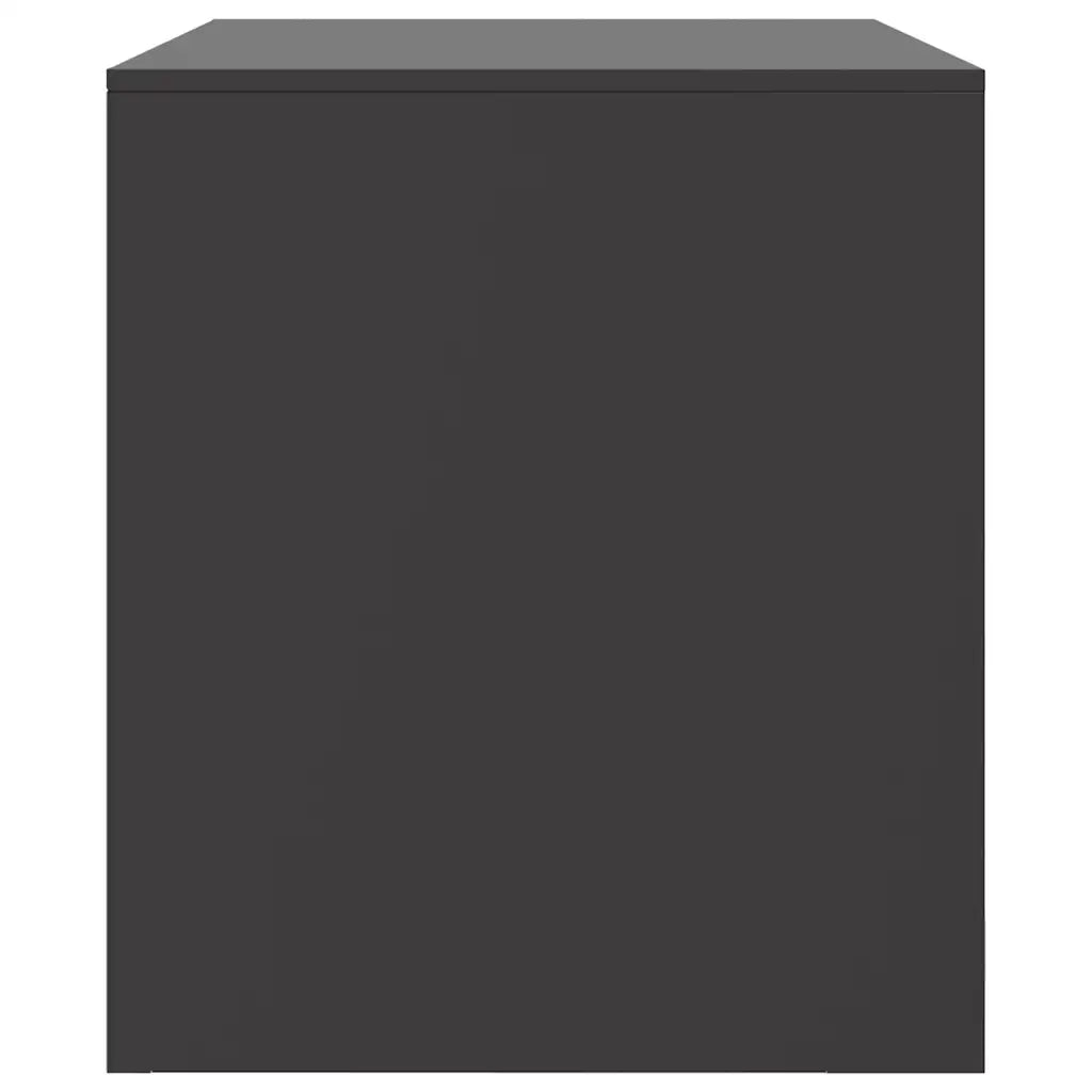 Mobili TV 2 pz Neri 67x39x44 cm in Acciaio 841692