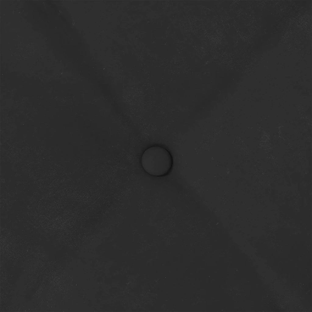 Cuscino per Schiena Nero 100 x 50 cm Tessuto in Microfibra 42014776