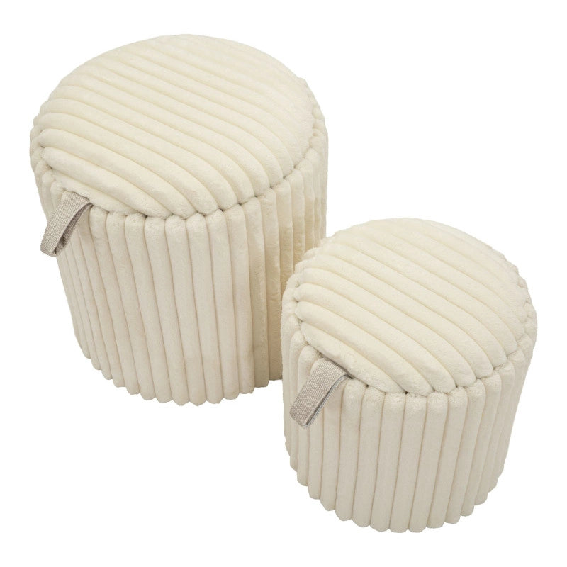 Puff Goteborg Coppia cm ø 40x42-31x32