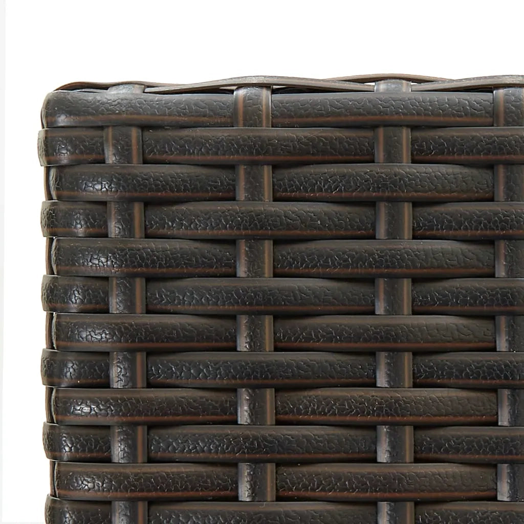 Set Bar da Giardino 5 pz Marrone 3067968