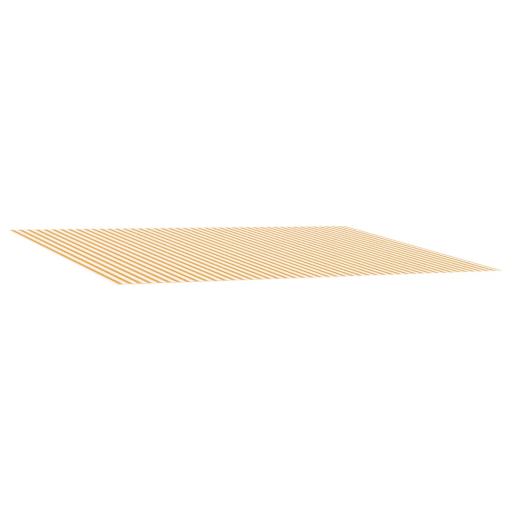 Telo di ricambio per tenda da sole Giallo e Bianco 450 × 350 cm 3444214