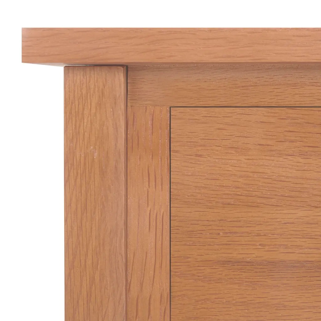 Tavolino Portariviste con Cassetto-Tavolino da soggiorno 35x27x55 cm Legno di Rovere