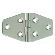 CERNIERA INOX ESAGONALE MIRROR POLISHED S.S. HINGE MM.40x68