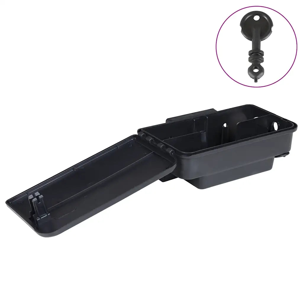 Trappole per Topi 12 pz Nere 22x12,5x7,5 cm CFW2024932