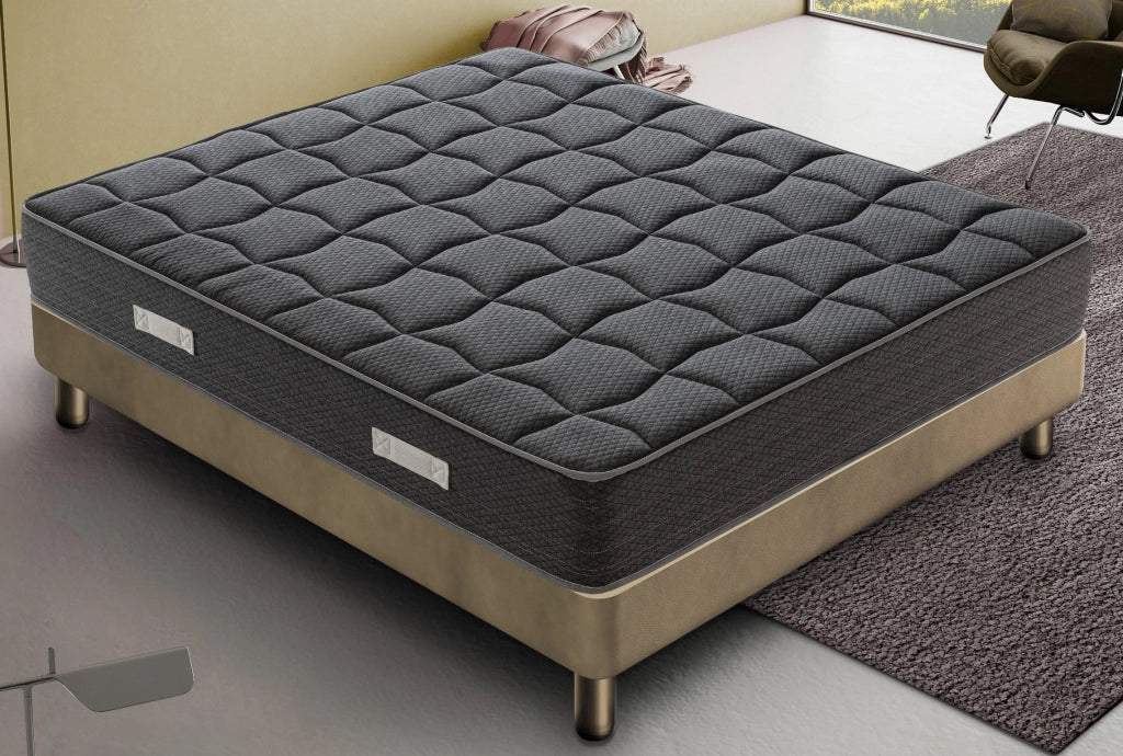 Materasso Piazza e Mezza 135x200 Memory Foam - Altezza 20 cm - Ortopedico - Rigidità H4 – Blackmoon
