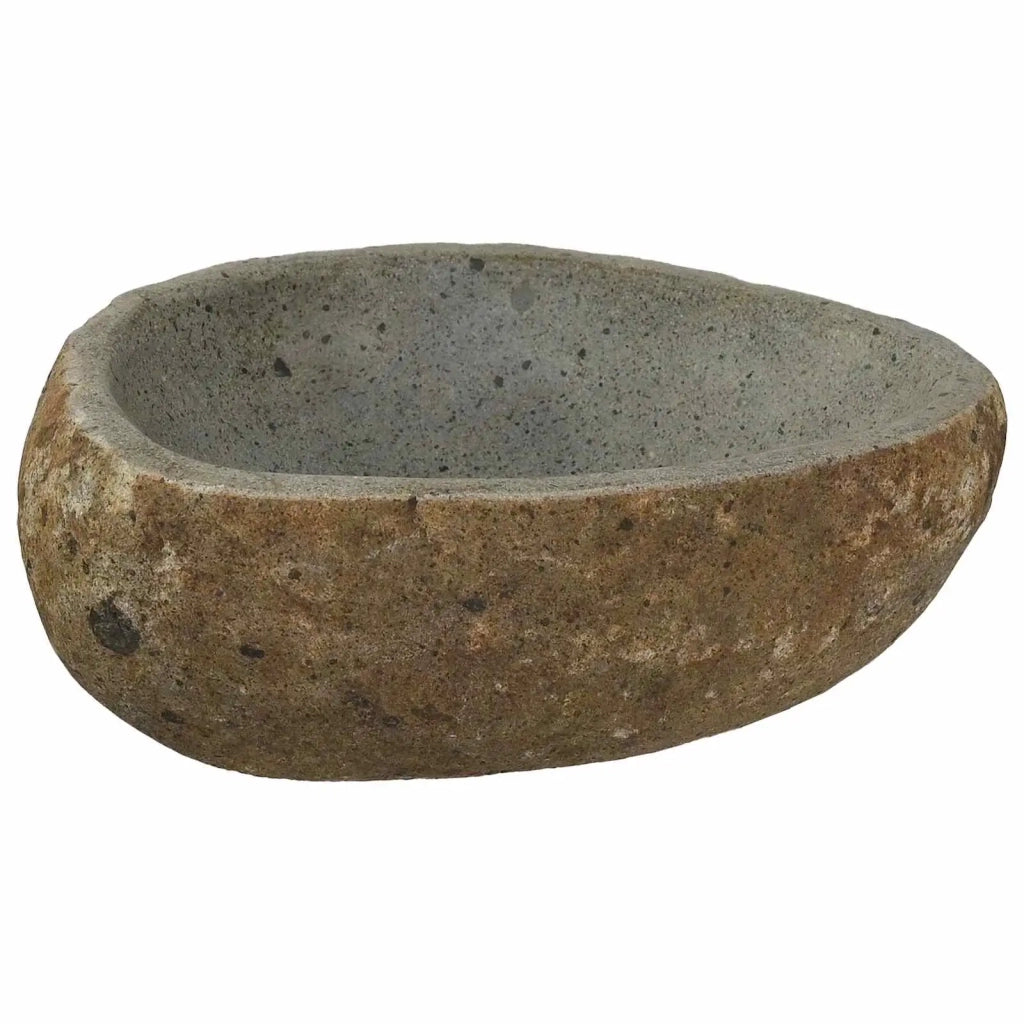 Basin in pietra fluviale (30-37) x (25-30) x 12 cm Pietra fiume CFW3965594