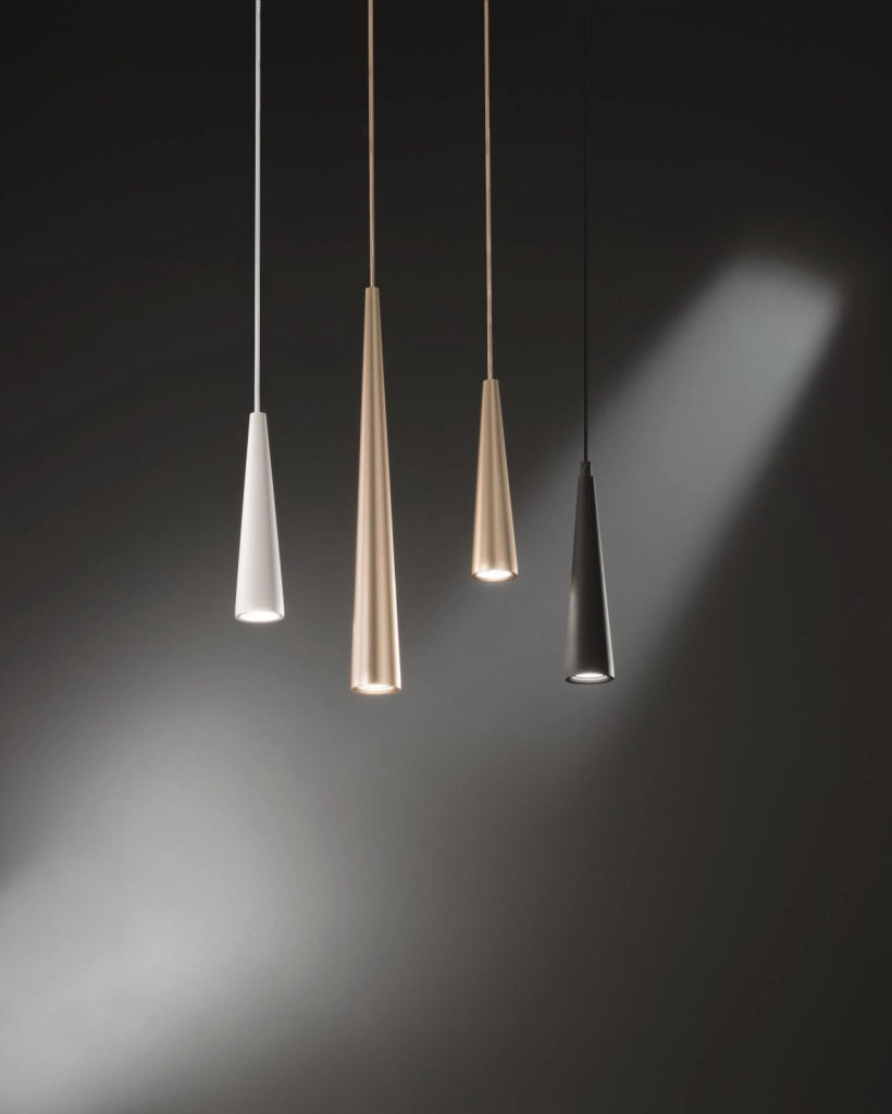 SOSPENSIONE NOA H.25CM D.5,5CM NERO 1 LUCE ATTACCO GU10