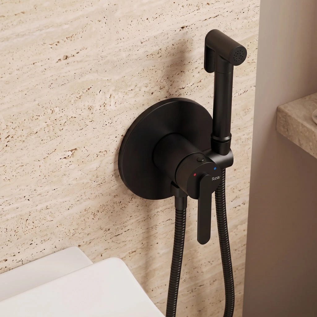 Rubinetto Bidet Rea Ontario Black