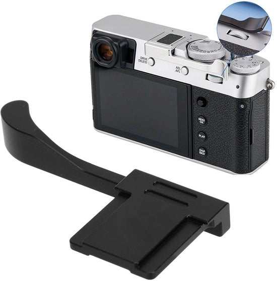 Maniglia di Supporto per Fotocamera - Compatibile con X100V/X100F/XE3/XE4 - Supporto Flitsschoen - Migliorata Stabilità - Manico per Maggiore Controllo - Maniglia per Fotocamera