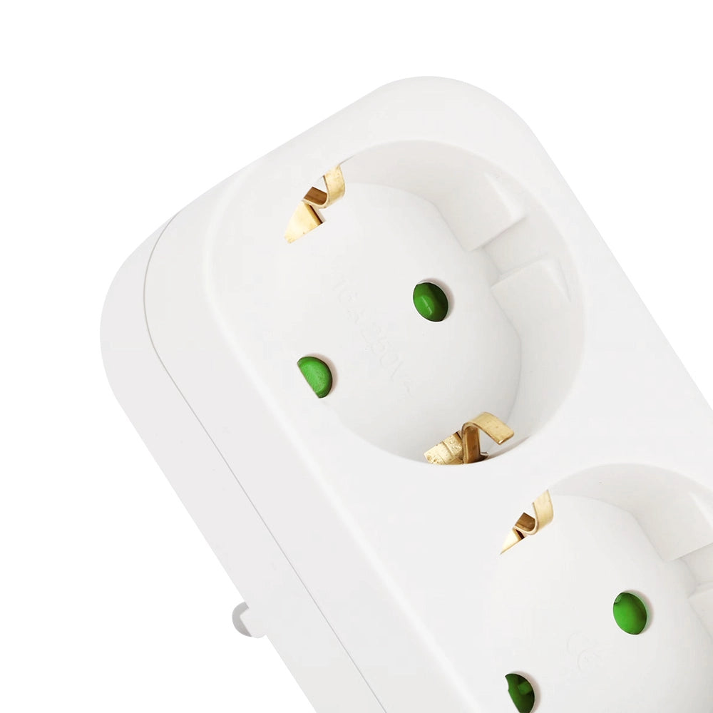 Presa Multipla 2 in 1 EU Schuko ¨C Xylo ¨C Bianco 250V 10-16A