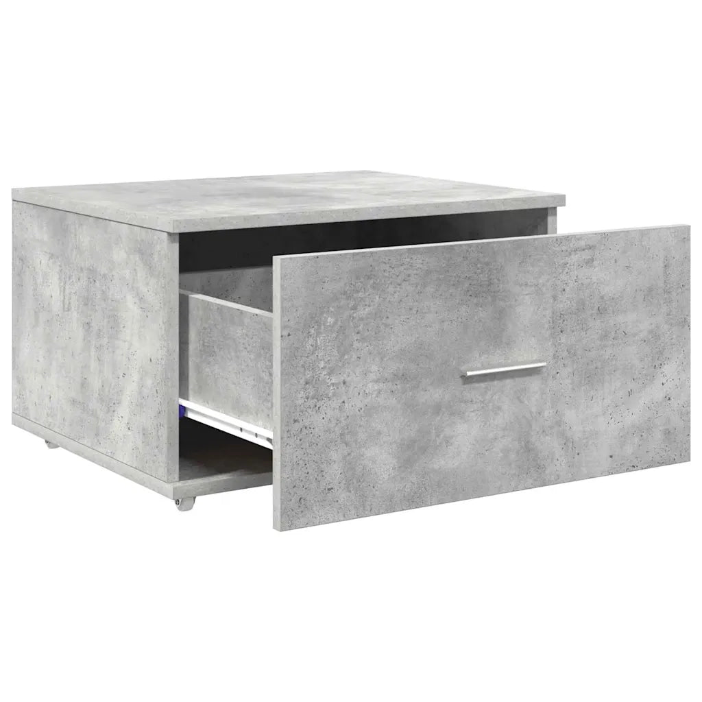 Mobile con Cassetti con ruota Grigio cemento 55 x 45 x 31 cm 869309