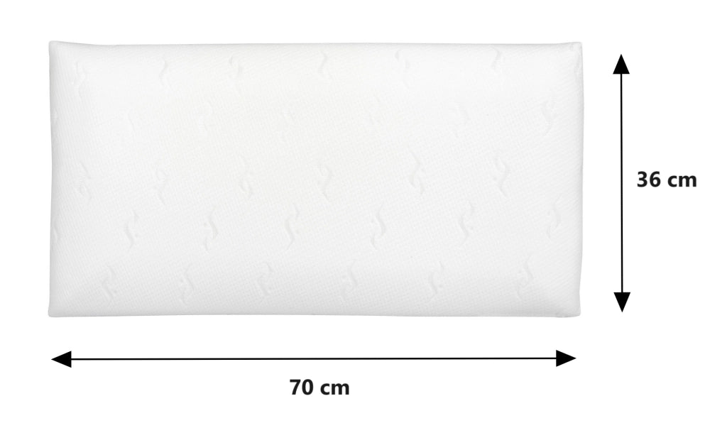 Cuscino ortopedico ECCO AIO FACTORY 70x36 cm - Memory Foam, confortevole