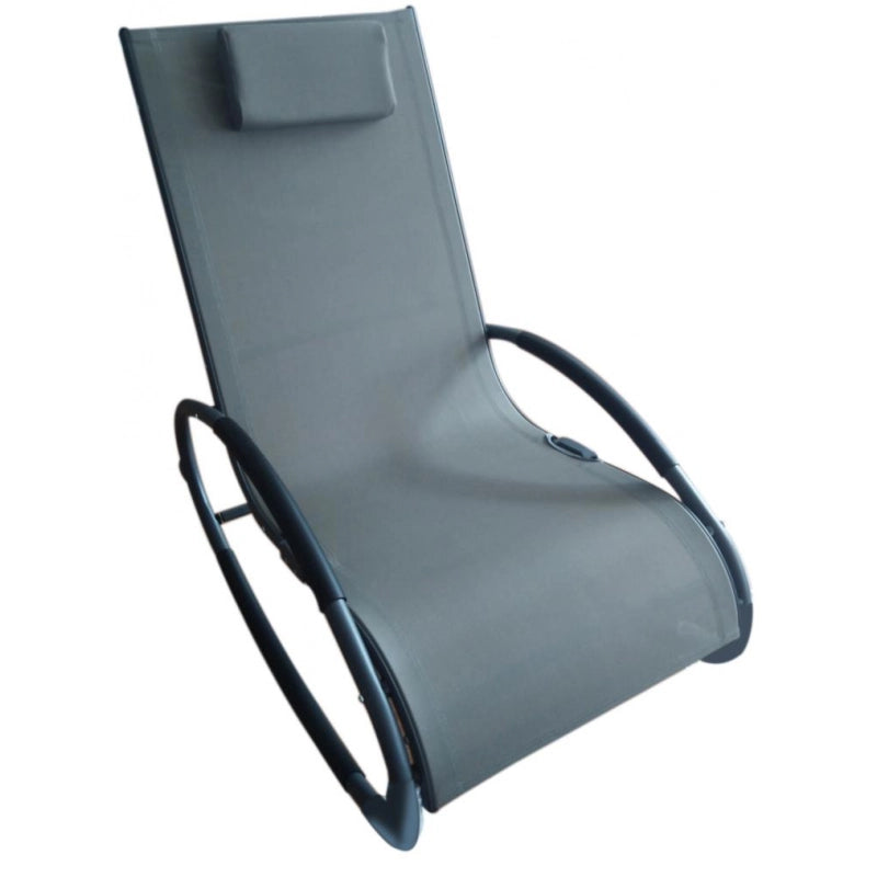 SEDIA DONDOLO GRIGIO SCURO CASACOLLECTION