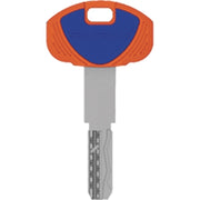 CHIAVE PUNZONATA EVO K64 1A SECUREMME - OTTONE NICHELATO- 5 pezzi
