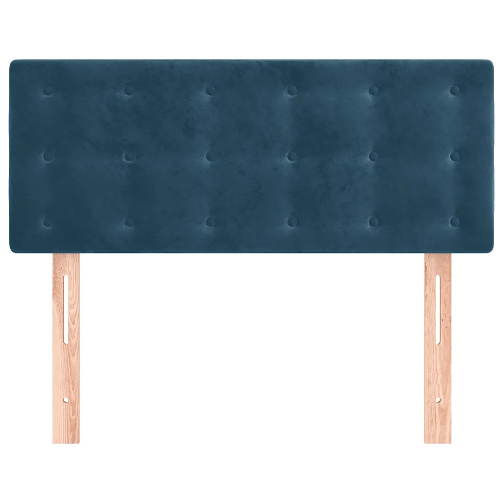 Testiera | Testata Blu scuro 90x5x78/88 cm in Tessuto