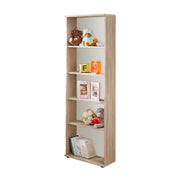 Libreria a 4 ripiani per cameretta colore quercia collezione DENVER.