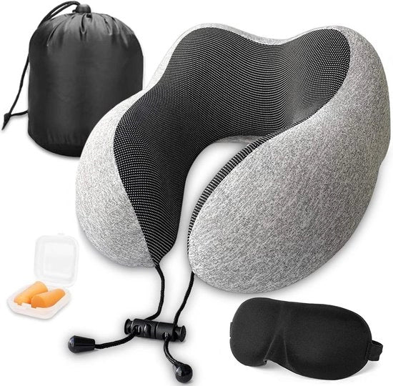 Cuscino di supporto per viaggi - Cuscino ergonomico per uso in viaggio
