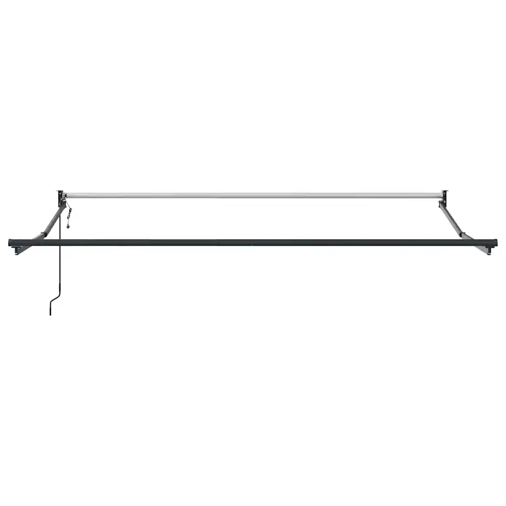 Tenda da Sole Antracite e Bianca 3x2,5 m Tessuto e Alluminio 3216118