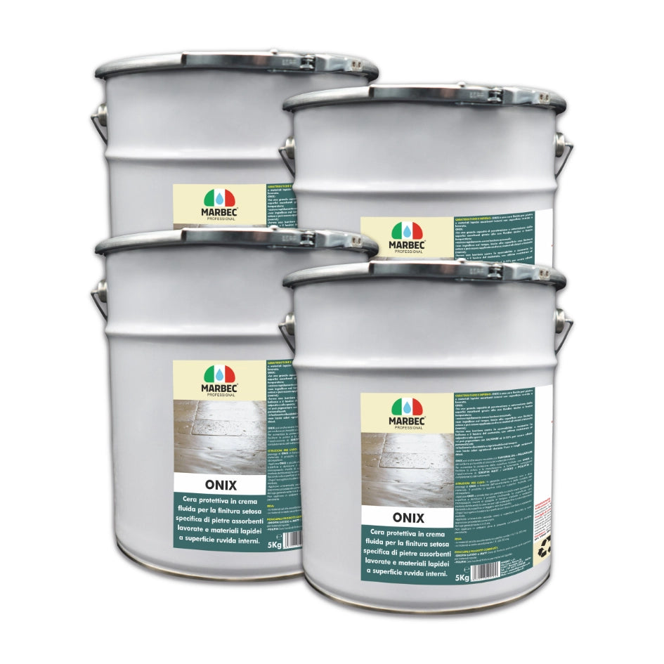 Cera per pietre ruvide e lavorate ONIX   5LTx4Pz
