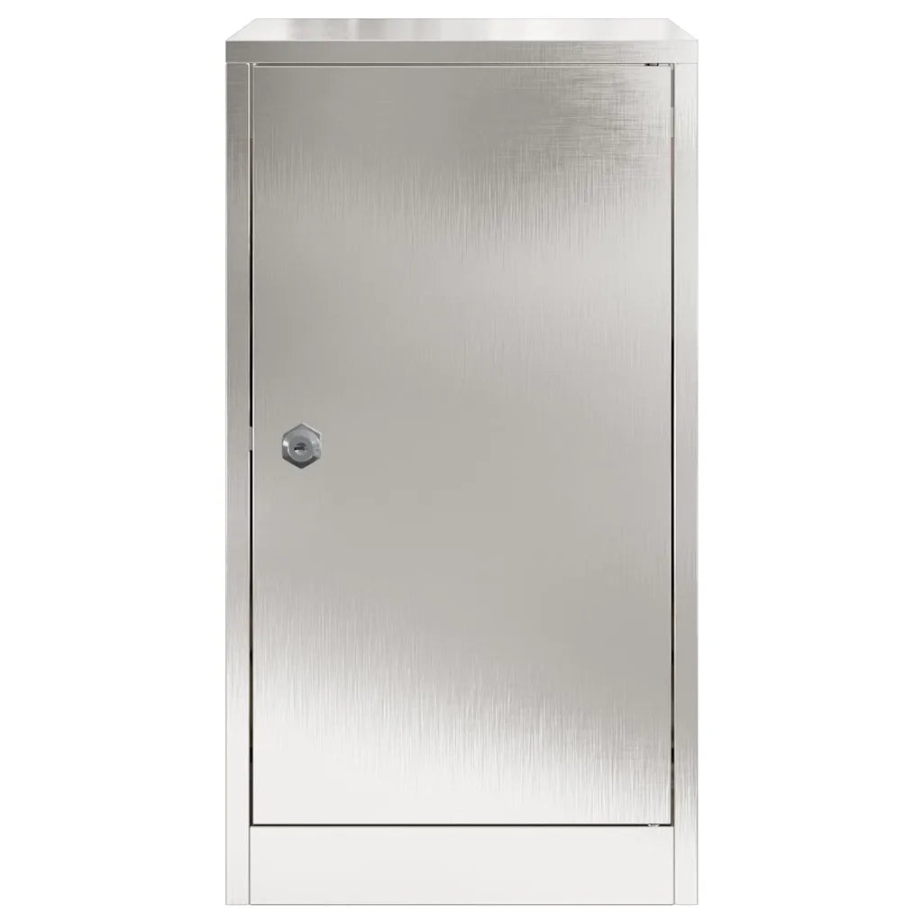 cassetta postalepastkastei con porta Argento 30 x 20 x 55 cm 874951