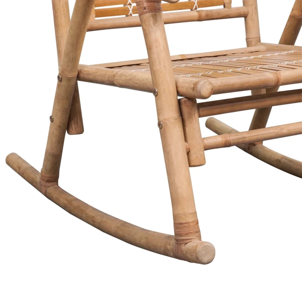 Sedia a dondolo in bamboo CFW5902565
