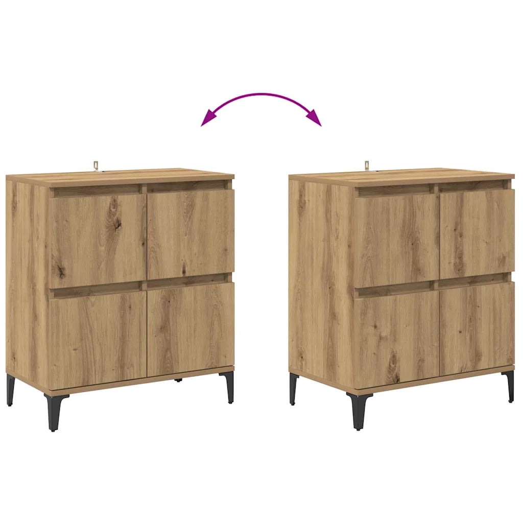 Credenza | Sideboards 3 pcs Rovere artigianale 60 x 35 x 70 cm