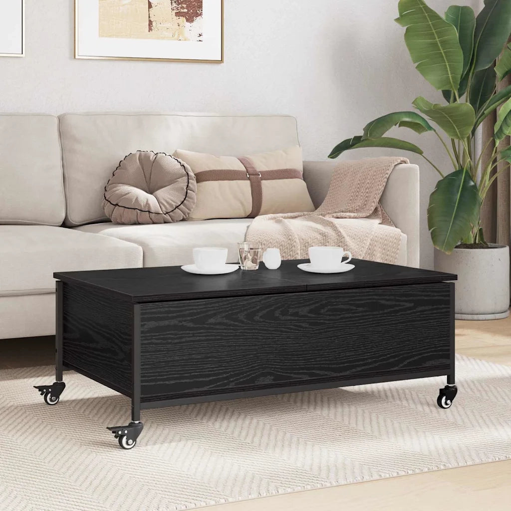 Tavolino da salotto Rovere Nero 91 x 55 x 32 cm 883003