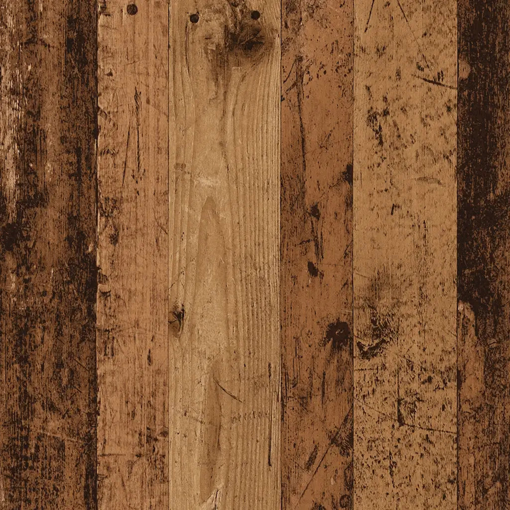6 pz Mensole a Cubo Muro | Mensola a parete Legno Antico 60x15x23 cm in Truciolato