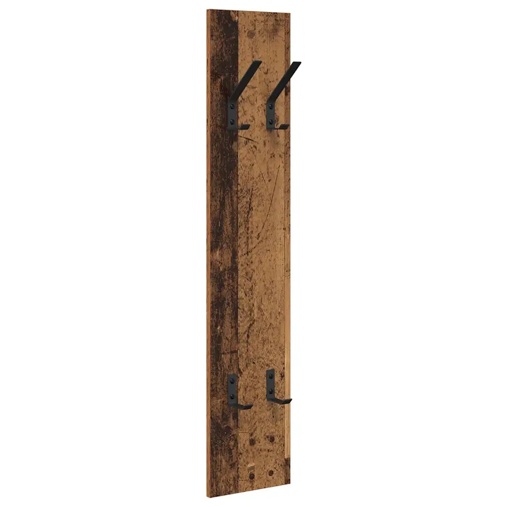 Appendiabiti a muro Legno vecchio 20 x 1,5 x 100 cm 874465