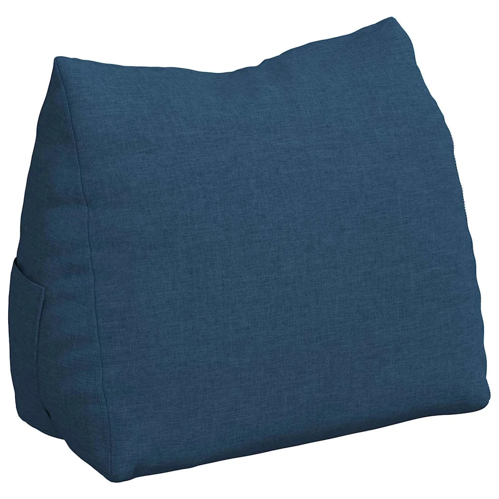 Cuscino per Schiena Blu 45 x 20 x 35 cm Tessuto 42015010