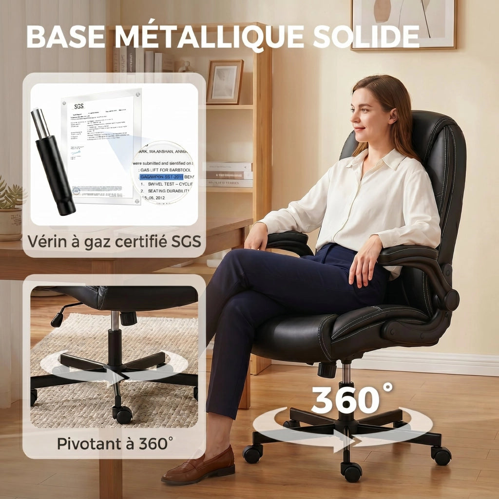 Poltrona da ufficio ergonomica ¨C Zephmum ¨C nero