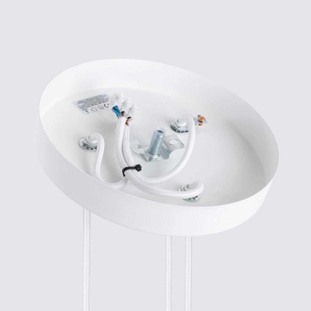 Lampada a sospensione KARBON 3P bianco