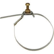 FASCETTA IN OTTONE NICHELATO D. 3/8" A 2"