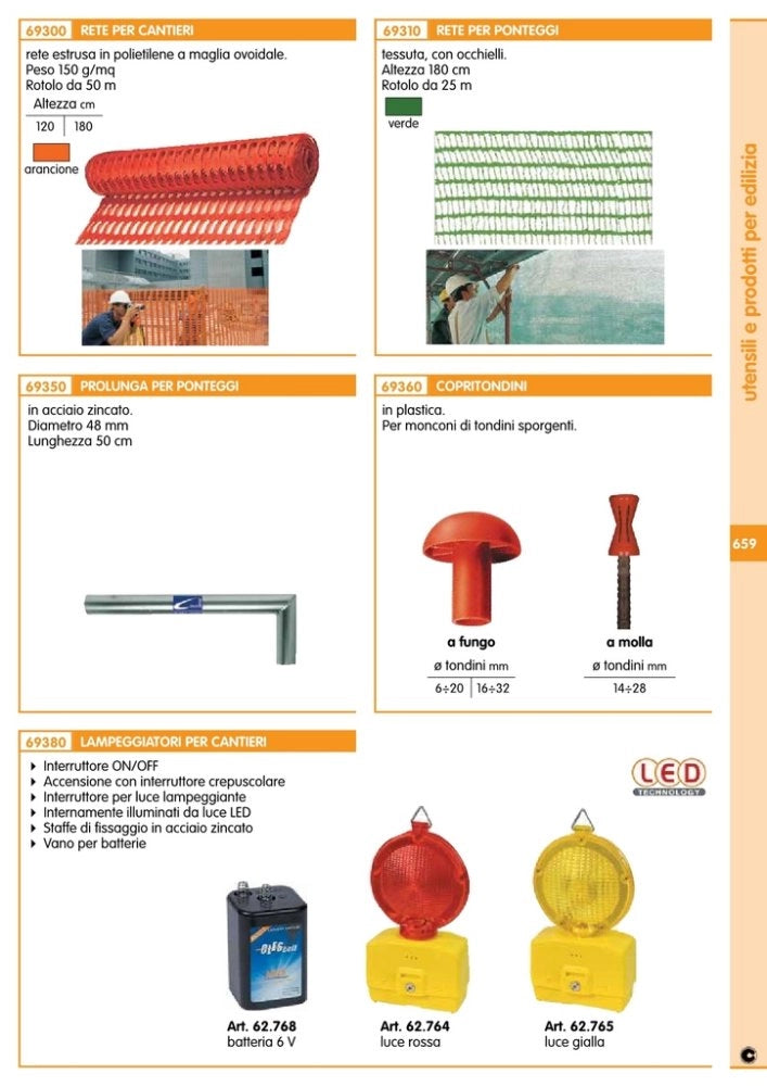 1pz prolunga zincata a "l" x ponteggi mm.48x500 cod:ferx.24951