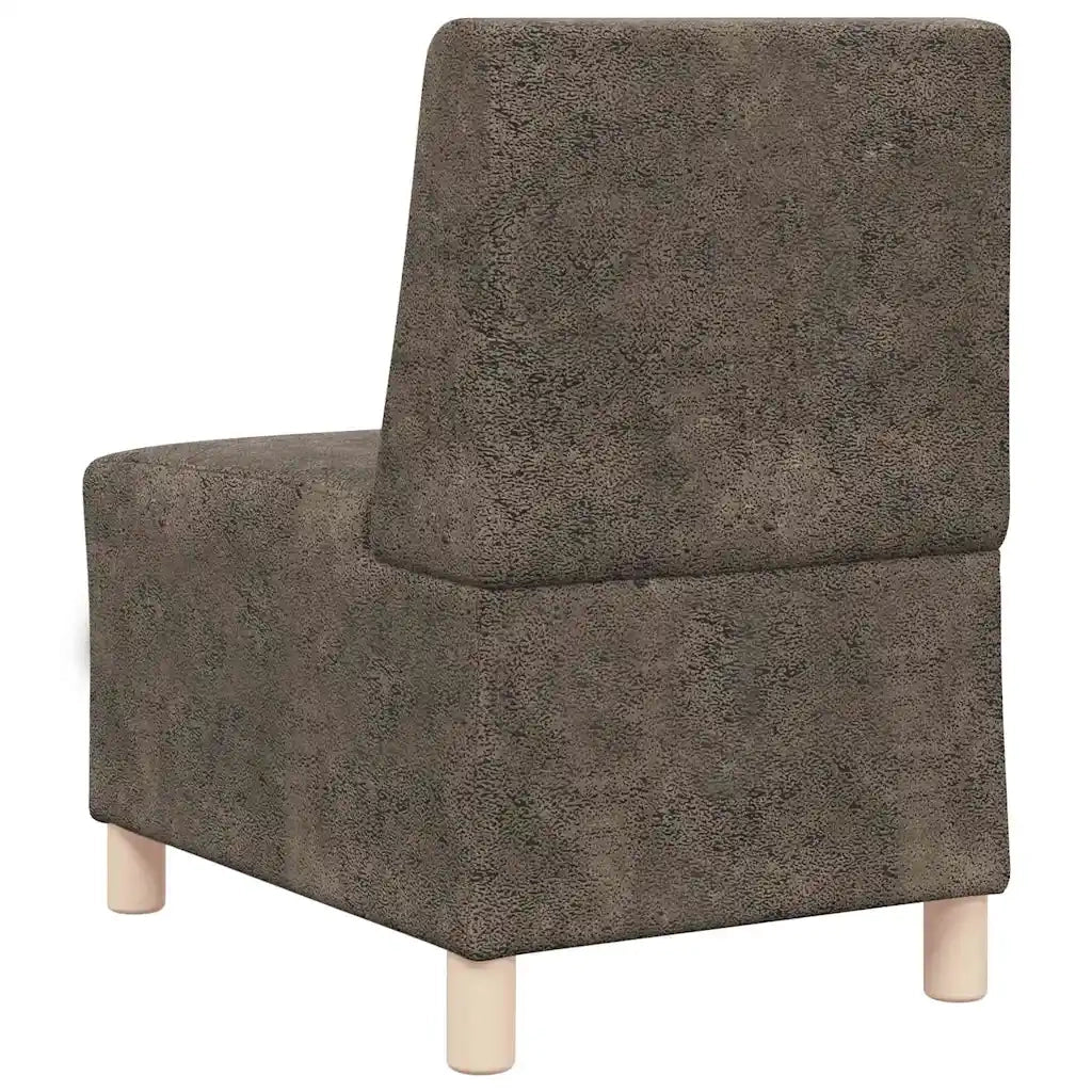 Unità di Divano Modulare Senza Braccioli 2 pcs Grigio scuro 3399790