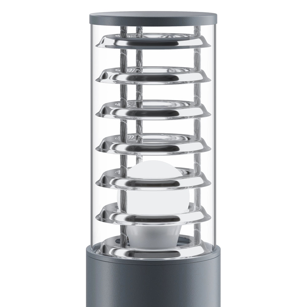 Paletto da giardino Maytoni Bronx grigio IP54 E27 80cm