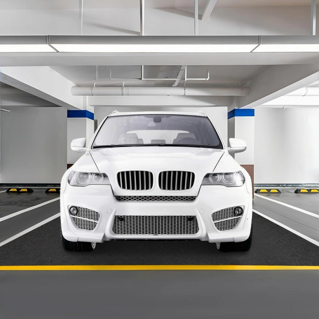 Tappetino per pavimento garage 800 x 220 CM, Tappeto per pavimento riutilizzabile e lavabile Grigio-Accessori per veicoli