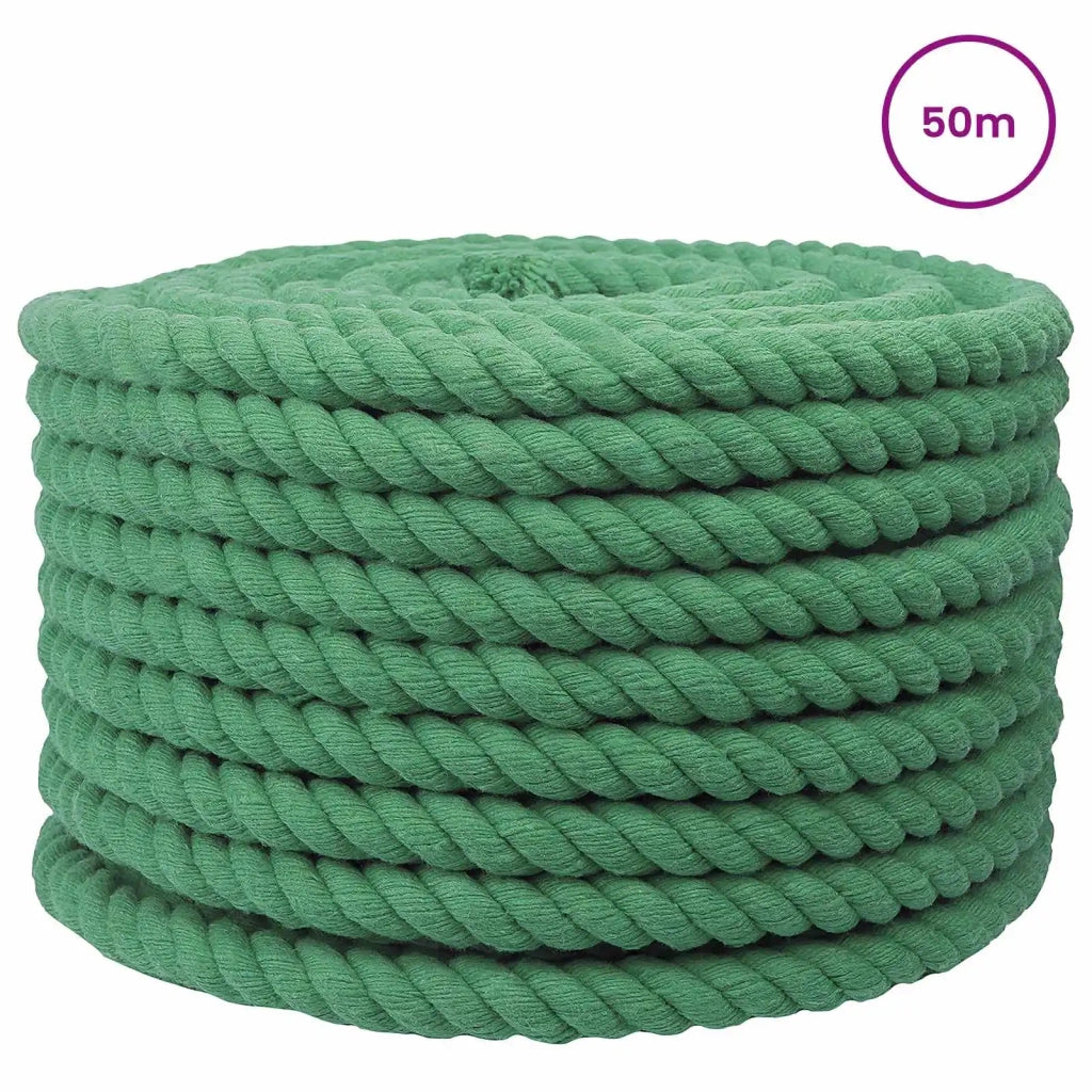 Corda Verde 1,6 x 1,6 x 5000 cm Cotone 42011969
