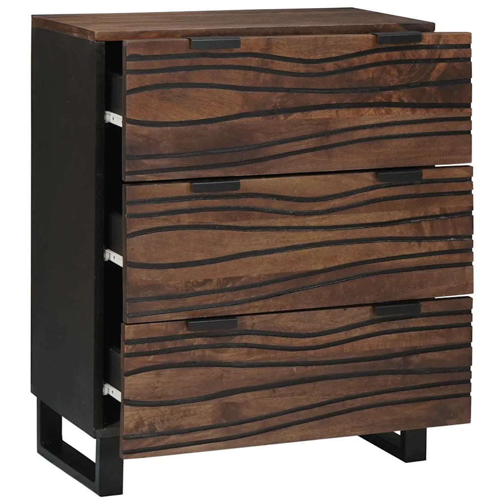 Credenza Marrone 60 x 33.5 x 75 cm Legno massello di mango 4018011