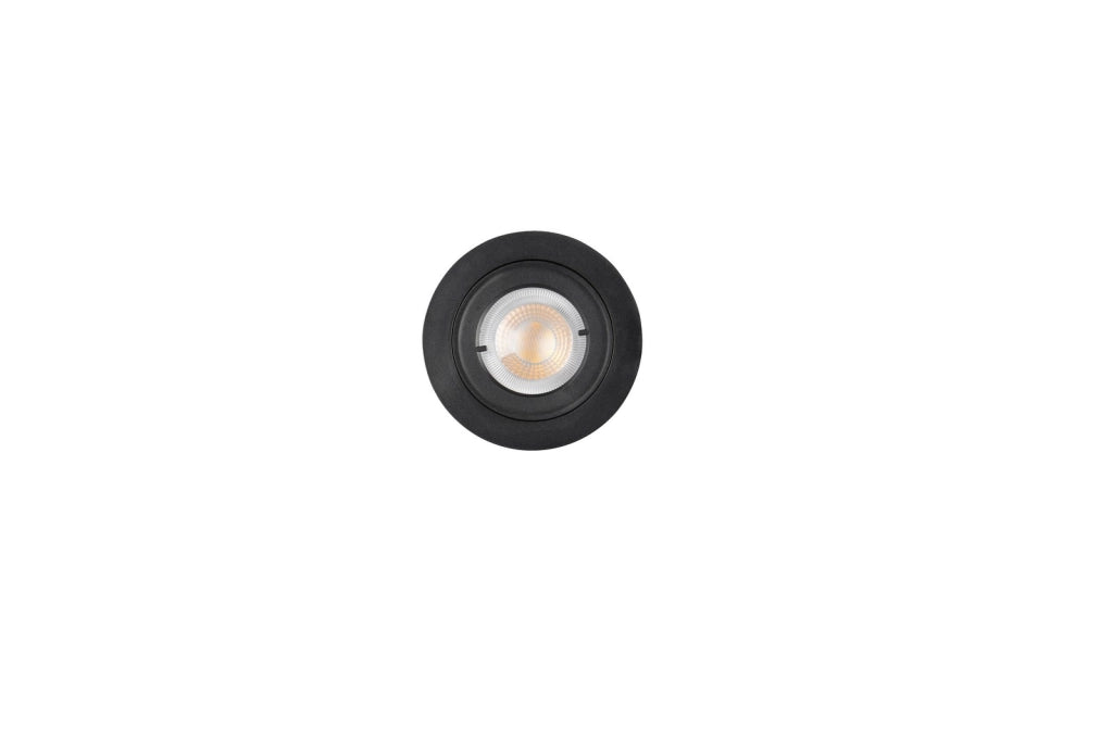 Faretto incasso LAMONT LED 6,5W nero rotondo IP65 Trio
