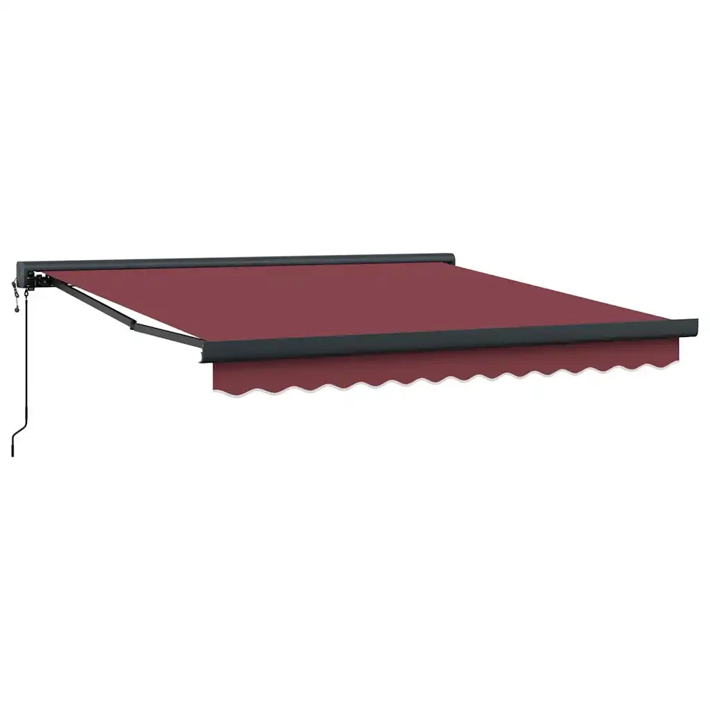 Tenda da Sole Retrattile Automatica Bordò 300x250 cm 3215328