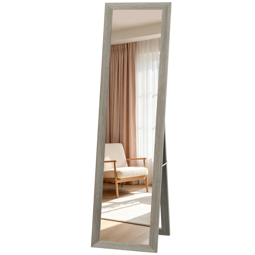 Specchio a Pieno Corpo ¨C zephmum ¨C Grigio 37x157 cm