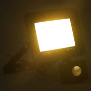 Faretto a LED con Sensore 30 W Bianco Caldo 149625