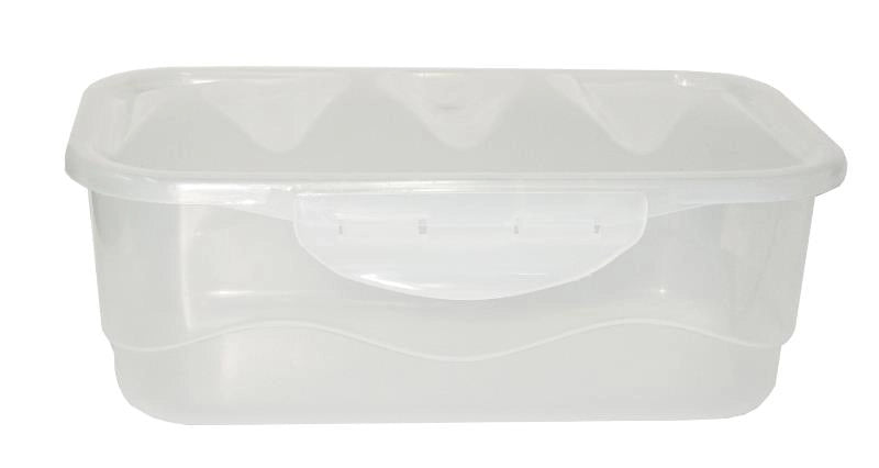 CONTENITORE RETTANGOLARE IN PLASTICA CON COPERCHIO APRI E CHIUDI