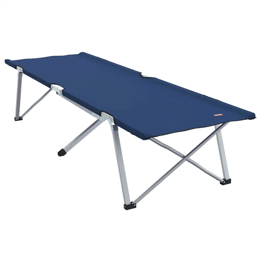 Letto da campeggio pieghevole 2 pcs Blu 194 x 62,5 x 42,5 cm 42003122