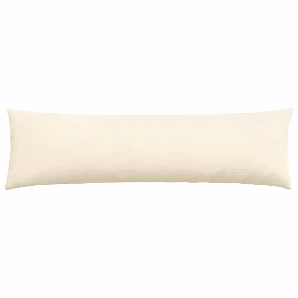 Cuscini da Divano 2 pcs Crema 145 x 40 cm Tessuto in Cords 42013862