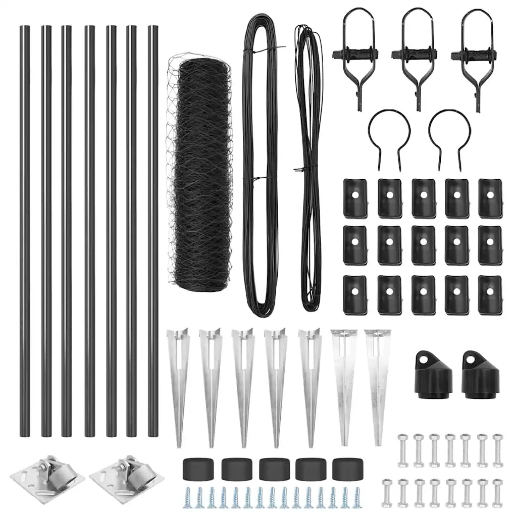 Palo della recinzione Grigio 3353186